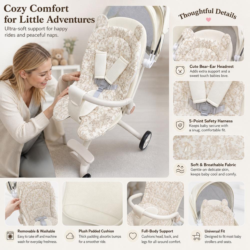 Infant Car Seat Cover - Bebek Arabası Koltuk Minderi Yumuşak Yatak